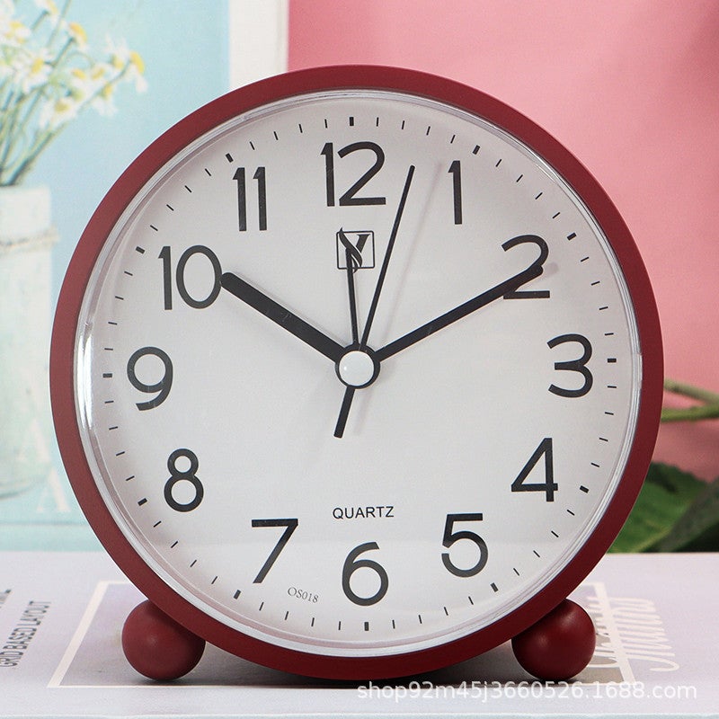 Time Alarm Clock Large Character Student Learning Alarm Clock Home Table Set Quiet Scanning Small Clock Desktop Bedroom Bedside Table - Image 3